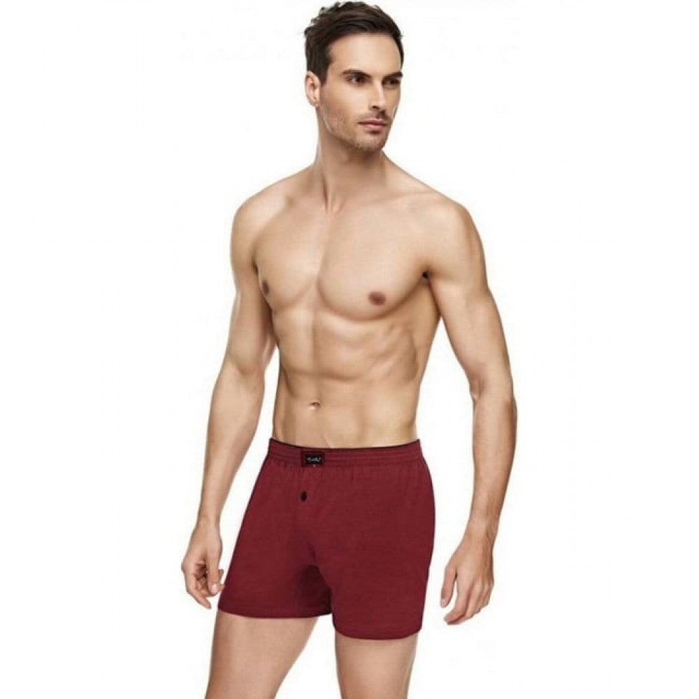 TUTKU ERKEK PENYE DÜZ BOXER TER0117 6'lı Ekonomik Paket