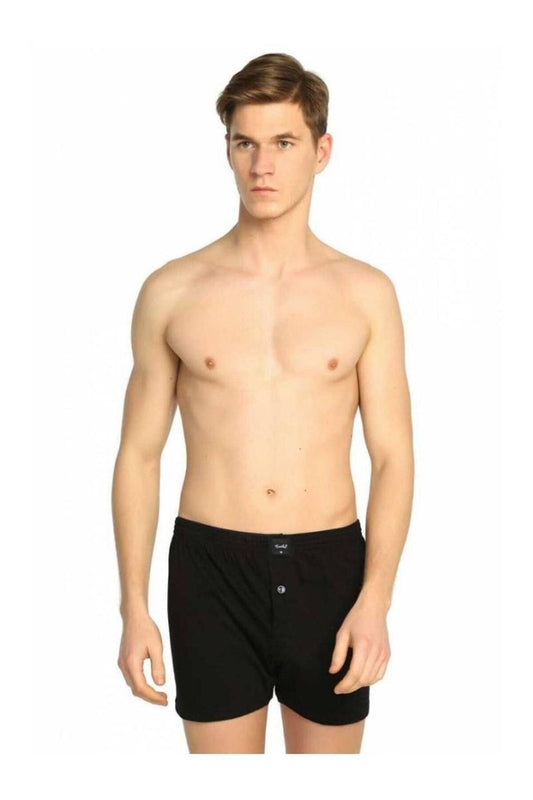 TUTKU ERKEK PENYE DÜZ BOXER TER0117 6'lı Ekonomik Paket