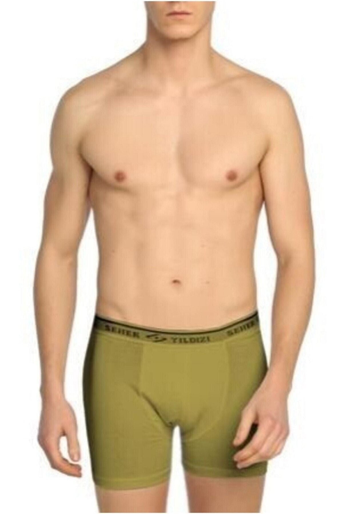 Seher Yıldızı Erkek Elastan Boxer 6'lı Eko Paket