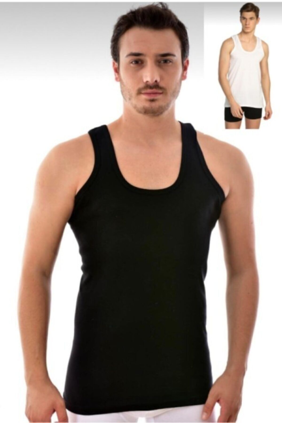 TUTKU Erkek Penye Atlet Klasik Atlet TER0101 6'lı Ekonomik Paket