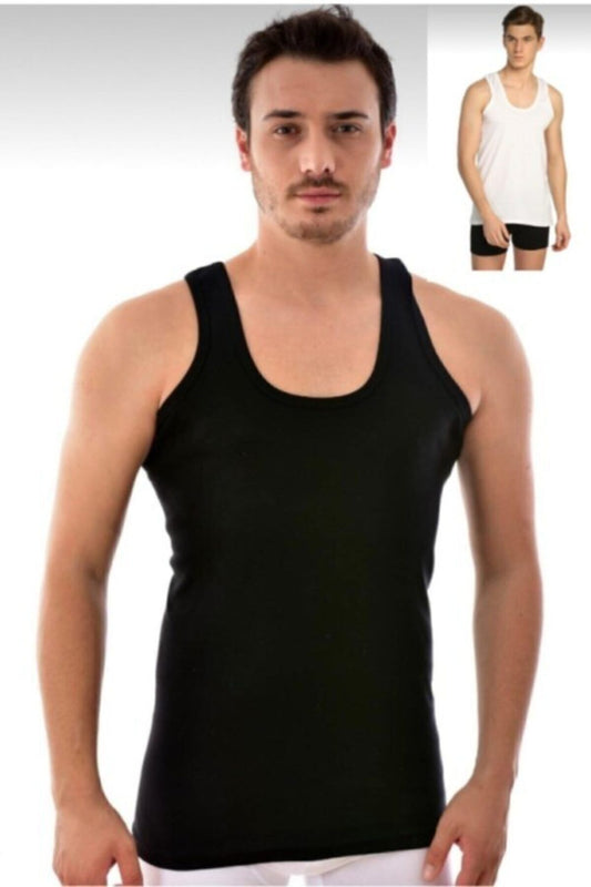 TUTKU Erkek Penye Atlet Klasik Atlet TER0101 6'lı Ekonomik Paket