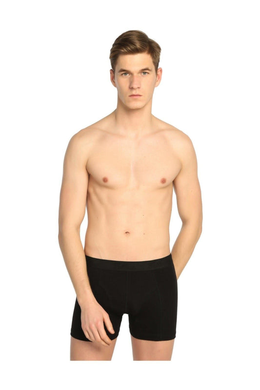 TUTKU ERKEK ELASTAN BOXER LİKRALI PAMUKLU TER0114 6'lı Ekonomik Paket
