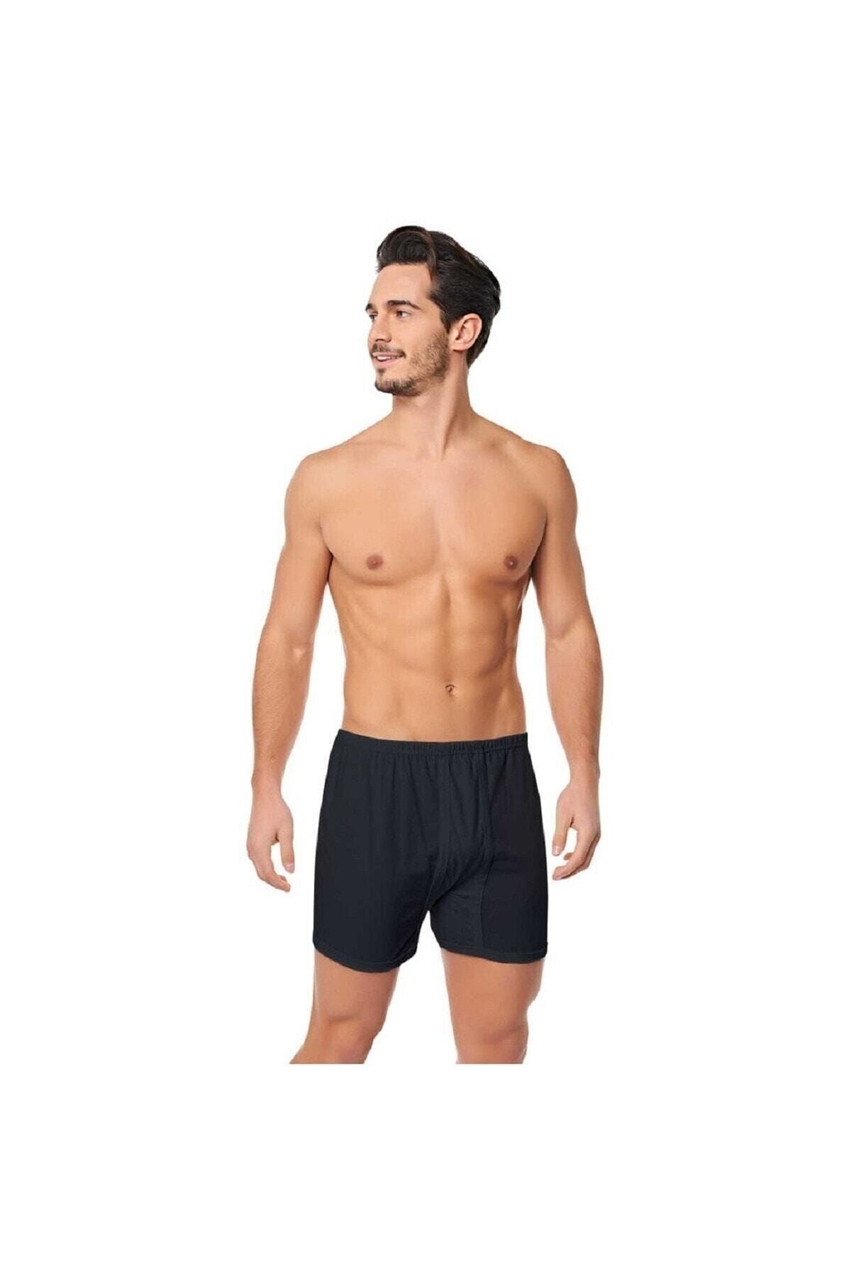 Seher Yıldızı Erkek Arjantin Penye Boxer 6'lı Eko Paket