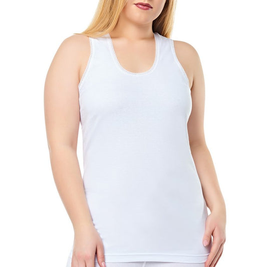 Seher Yıldızı Kadın Penye Kaşkorse Kalın Askılı Atlet 6'lı Eko Paket SKD0010