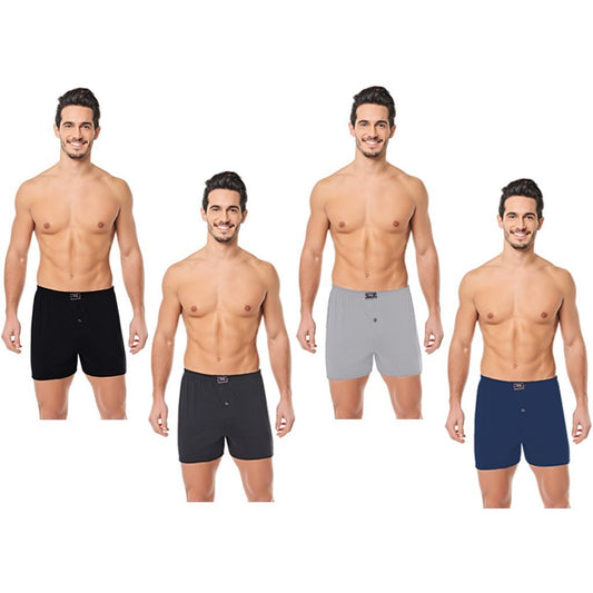 SEHER YILDIZI PENYE DÜZ BOXER 6'lı Eko Paket SER0008