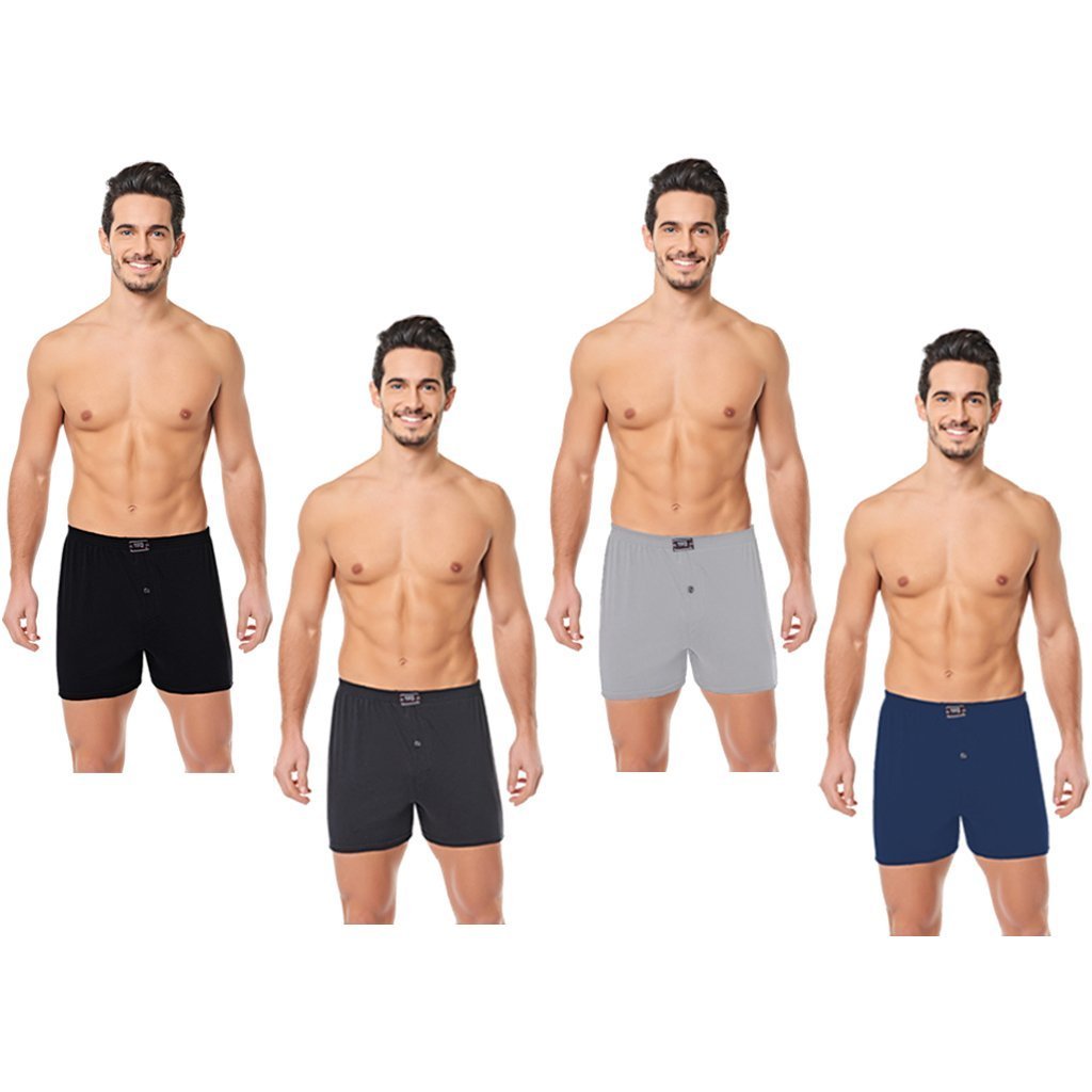 SEHER YILDIZI PENYE DÜZ BOXER 6'lı Eko Paket SER0008